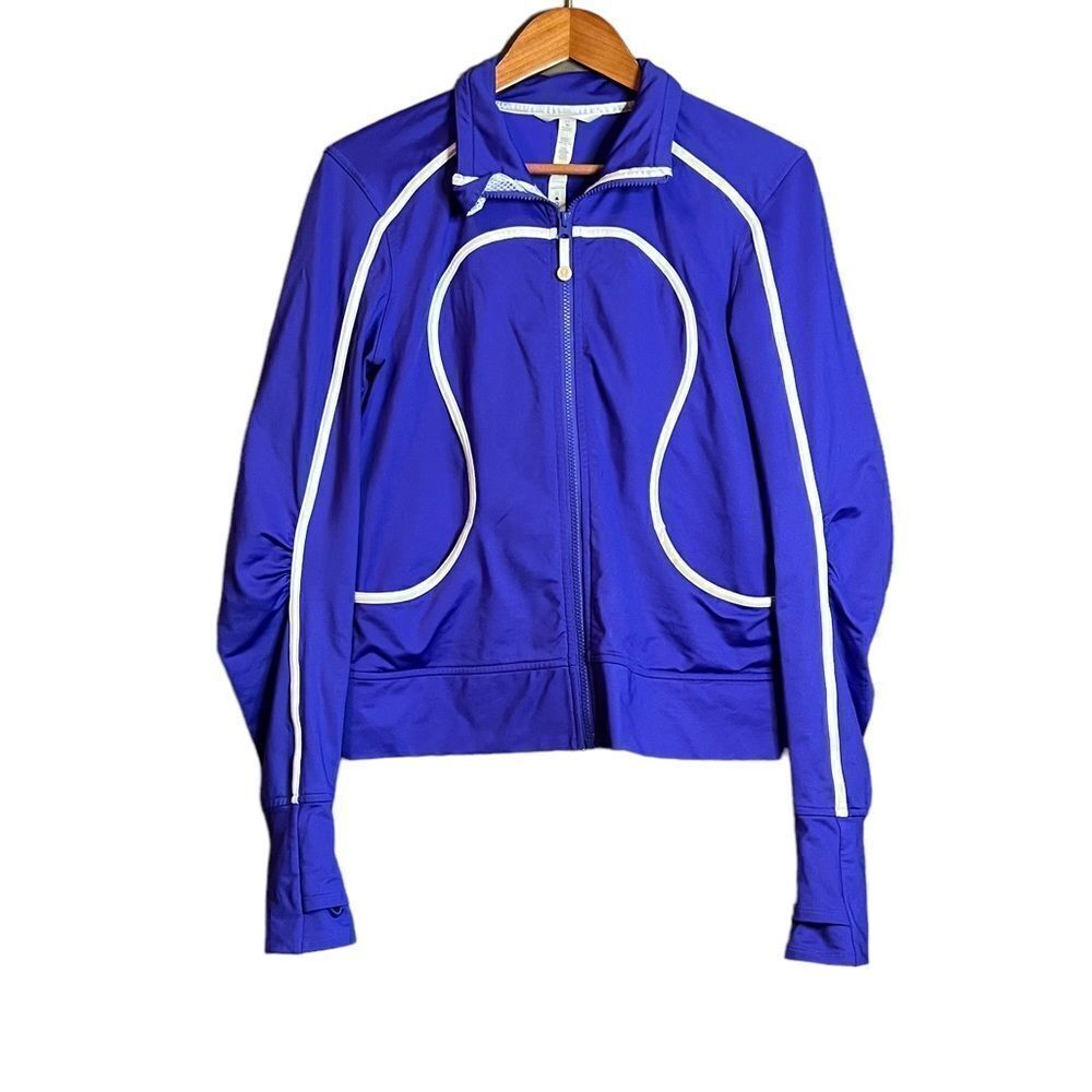 Lululemon‎ purple zip up sweater. Size 10
